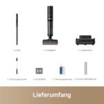 dreame H15 Pro Nass- & Trockensauger, 21.000 Pa, GapFree AI Roboterarm, Triple-Edge-Reinigung, 100 °C Bürstenwäsche, 5 Min 90 °C Trocknung, 180° Lie-Flat - Image 2