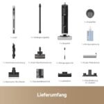 Dreame H14 Dual 5-in-1 Nass- & Trockensauger, 18.000 Pa, 180° Lie-Flat, 60 °C Selbstreinigung & 5-Min Trocknung, GlideWheel, Anti-Tangle Schaber, LED-Bürstenkopf - Image 2