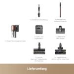 dreame V30 Kabelloser Staubsauger 330AW / 30.000Pa, 0 mm Kantenreinigung, 90 Min Laufzeit, Anti-Verhedderung, 99,99% Filter, für Teppich & Hartboden, Schwarz - Image 2