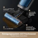 dreame H14 Pro Nass- & Trockensauger, 18.000 Pa, 180° Lie-Flat Design, 60 °C Selbstreinigung, 5 Min Trocknung, App-Steuerung, Doppelrotationsbürste - Image 3