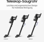 Samsung VS90F40EEK/WD Bespoke AI Jet Ultra Akku+ CompleteClean, 400W Saugkraft, 2 Akkus, All-in-One Station, Active Dual & Slim LED+, Pet Tool+, Satin Black - Image 11