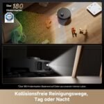 dreame L40s Pro Ultra Saugroboter mit Wischfunktion, 19.000 Pa, HyperStream DuoBrush, 75°C Moppwäsche, All-in-One PowerDock, 4 cm Schwellenüberwindung, Schwarz - Image 2