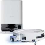 ECOVACS DEEBOT T80 OMNI Saug- & Wischroboter, 18.000 Pa, OZMO Roller mit Frischwasser-Selbstreinigung, ZeroTangle 3.0, 40–75 °C Moppwäsche, AIVI 3D 3.0, Weiß