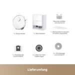 Mova P50 Ultra Saugroboter mit Wischfunktion, 19.000 Pa, 75 ℃ Moppwäsche, automatische Leerung & Nachfüllung, flexible Kantenreinigung, CleanLift-System, Weiß - Image 2