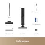 DREAME H12 Pro Ultra Nass- & Trockensauger, 16.000 Pa, 60 °C Bürstenreinigung, 30 Min Heißlufttrocknung, Doppel-Kantenreinigung, Intelligente Anpassung, Schwarz - Image 2