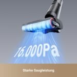 DREAME H12 Pro Ultra Nass- & Trockensauger, 16.000 Pa, 60 °C Bürstenreinigung, 30 Min Heißlufttrocknung, Doppel-Kantenreinigung, Intelligente Anpassung, Schwarz - Image 6