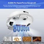 roborock Q7 L5+ Set Saug- & Wischroboter mit Absaugstation, 8.000 Pa HyperForce, Dual Anti-Tangle, LiDAR-Navigation, 7 Wochen Selbstentleerung, Weiß - Image 7
