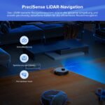 roborock Q7 L5+ Saug- & Wischroboter mit automatischer Staubentleerung, 8.000 Pa HyperForce, Dual Anti-Tangle, LiDAR-Navigation, App- & Sprachsteuerung, Schwarz - Image 4