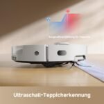 dreame D20 Pro Plus Saugroboter mit Wischfunktion, 13.000 Pa, 150 Tage Selbstentleerung, DuoBrush Anti-Verhedderung, LDS-Laser-Navigation, 5.200 mAh Akku, White - Image 5