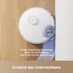 dreame L10s Pro Gen3 Saug- und Wischroboter, 13.000 Pa Vormax™, DuoScrub-System, 7 mm Moppanhebung, Ultraschall-Teppicherkennung, 5.200 mAh Akku, White - Image 10