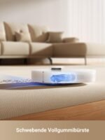 dreame D10 Plus Gen 2 Saugroboter mit Wischfunktion, 6000 Pa, automatische Staubentleerung, 90 Tage Staubspeicher, LiDAR-Navigation, 285 Min Akku, White - Image 7