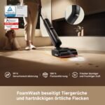 dreame H15 Pro FoamWash Nass- & Trockensauger, 23.000 Pa, gezielte Schaumreinigung, KI-Roboterarm 2.0, TangleCut 2.0, 100 °C Bürstenreinigung, 90 °C Trocknung, Schwarz - Image 13