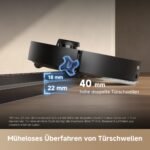 dreame L40s Pro Ultra Saugroboter mit Wischfunktion, 19.000 Pa, HyperStream DuoBrush, 75°C Moppwäsche, All-in-One PowerDock, 4 cm Schwellenüberwindung, Schwarz - Image 6