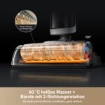 dreame H14 Pro Nass- & Trockensauger, 18.000 Pa, 180° Lie-Flat Design, 60 °C Selbstreinigung, 5 Min Trocknung, App-Steuerung, Doppelrotationsbürste - Image 9