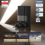 dreame L40s Pro Ultra Saugroboter mit Wischfunktion, 19.000 Pa, HyperStream DuoBrush, 75°C Moppwäsche, All-in-One PowerDock, 4 cm Schwellenüberwindung, Schwarz - Image 10