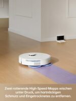 dreame L10s Pro Gen 2 Saug- und Wischroboter, 7.000 Pa Saugkraft, DuoScrub™-Wischsystem, automatische Moppanhebung 7 mm, Ultraschall-Teppicherkennung, ideal für Tierhaare - Image 6