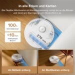 roborock Qrevo Curv 2 Flow Saug- & Wischroboter, 20.000 Pa, SpiraFlow-Wischwalze, Dual Anti-Tangle, Reactive AI & LiDAR, 75 °C Moppreinigung, All-in-One Dock - Image 8