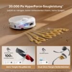 roborock Qrevo Curv 2 Flow Saug- & Wischroboter, 20.000 Pa, SpiraFlow-Wischwalze, Dual Anti-Tangle, Reactive AI & LiDAR, 75 °C Moppreinigung, All-in-One Dock - Image 7