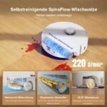 roborock Qrevo Curv 2 Flow Saug- & Wischroboter, 20.000 Pa, SpiraFlow-Wischwalze, Dual Anti-Tangle, Reactive AI & LiDAR, 75 °C Moppreinigung, All-in-One Dock - Image 9