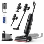 dreame H15 Mix 7-in-1 Nass- & Trockensauger, 23.000 Pa, KI-Roboterarm, 100 °C Bürstenreinigung, 5 Min 90 °C Trocknung, intelligente Dosierung, 75 Min Laufzeit, Schwarz