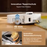 roborock Qrevo Curv 2 Flow Saug- & Wischroboter, 20.000 Pa, SpiraFlow-Wischwalze, Dual Anti-Tangle, Reactive AI & LiDAR, 75 °C Moppreinigung, All-in-One Dock - Image 6