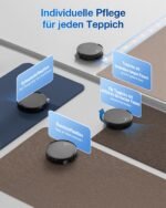 ECOVACS DEEBOT T80 OMNI Saug- & Wischroboter, 18.000 Pa, OZMO Roller mit Frischwasser-Selbstreinigung, ZeroTangle 3.0, 40–75 °C Moppwäsche, AIVI 3D 3.0, Schwarz - Image 3