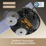 Mova P50s Ultra Saug- und Wischroboter, 24.000 Pa, StepMaster 6 cm Hindernisüberwindung, Dual-Light 3D ToF FlashPulse, Auto-Leerung, FlexMop RoboSwing, Schwarz - Image 4