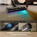 dreame V20 Kabelloser Staubsauger 210AW / 25.000Pa, 0 mm Kantenreinigung, 90 Min Laufzeit, Anti-Verhedderung, 99,99% Filter, für Hartboden & Teppich, Schwarz – Bild 6