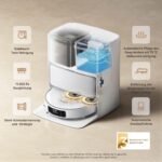 Mova P50 Pro Ultra Saugroboter mit Wischfunktion, 19.000 Pa, 75 ℃ Heißwasser-Moppwäsche, RGB AI Hinderniserkennung, LDS-Navigation, Auto-Entleerung & Nachfüllen, White - Image 2