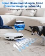 ECOVACS DEEBOT T50 PRO OMNI Saugroboter mit Wischfunktion, 15.000 Pa, 75°C Moppwäsche, ZeroTangle 2.0, AIVI 3D 3.0, OMNI-Station, 81 mm ultradünn, Weiß - Image 9