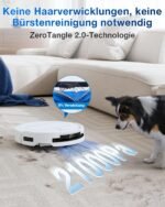 ECOVACS DEEBOT T50 Omni Gen2 Saugroboter mit Wischfunktion, 21.000 Pa, 75°C Moppwäsche, ZeroTangle 2.0, AIVI 3D 2.0, All-in-One Station, 81 mm ultradünn, Weiß - Image 9