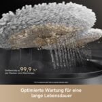 Mova P50s Ultra Saug- und Wischroboter, 24.000 Pa, StepMaster 6 cm Hindernisüberwindung, Dual-Light 3D ToF FlashPulse, Auto-Leerung, FlexMop RoboSwing, Schwarz - Image 3