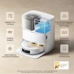 Mova P50 Ultra Saugroboter mit Wischfunktion, 19.000 Pa, 75 ℃ Moppwäsche, automatische Leerung & Nachfüllung, flexible Kantenreinigung, CleanLift-System, Weiß - Image 3