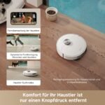 dreame L40 Ultra AE Saugroboter mit Wischfunktion, 19.000 Pa, MopExtend™, TriCut-Bürste, All-in-1-Dock mit Staubentleerung, 3D Hinderniserkennung, White - Image 2