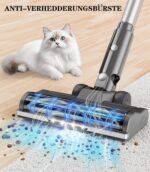 Syntecno VC7211 Akku Staubsauger kabellos 35.000Pa, 65 Min Laufzeit, Touchdisplay, Anti-Verhedderung, LED-Bürste, beutellos - Image 2