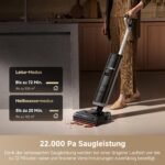 dreame H15 Pro Heat Nass- & Trockensauger, 22.000 Pa, 85 °C Heißwasser, GapFree AI-Roboterarm, RGB-Erkennung, 100 °C Bürstenreinigung, 5 Min 90 °C Trocknung, App-Steuerung - Image 7