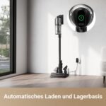 dreame Z30 Kabelloser Staubsauger 310 AW / 28.000 Pa, 90 Min Laufzeit, HEPA 14 Filter, Dust-Reveal-Technologie, Tierhaar-Tool, Multi-Oberflächen, Schwarz - Image 3