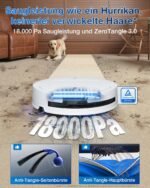 ECOVACS DEEBOT T80 OMNI Saug- & Wischroboter, 18.000 Pa, OZMO Roller mit Frischwasser-Selbstreinigung, ZeroTangle 3.0, 40–75 °C Moppwäsche, AIVI 3D 3.0, Weiß - Image 7