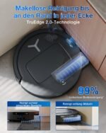 ECOVACS DEEBOT T80 OMNI Saug- & Wischroboter, 18.000 Pa, OZMO Roller mit Frischwasser-Selbstreinigung, ZeroTangle 3.0, 40–75 °C Moppwäsche, AIVI 3D 3.0, Schwarz - Image 6
