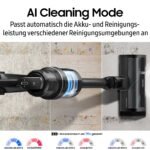 Samsung VS90F40EEK/WD Bespoke AI Jet Ultra Akku+ CompleteClean, 400W Saugkraft, 2 Akkus, All-in-One Station, Active Dual & Slim LED+, Pet Tool+, Satin Black - Image 16