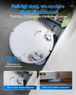 ECOVACS DEEBOT T50 MAX PRO OMNI Saugroboter mit Wischfunktion, 18.500Pa, BLAST-Technologie, 40–75°C Heißwasser-Moppwäsche, ZeroTangle 2.0, AIVI 3D 3.0, Weiß - Image 7