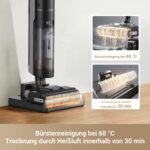 DREAME H12 Pro Ultra Nass- & Trockensauger, 16.000 Pa, 60 °C Bürstenreinigung, 30 Min Heißlufttrocknung, Doppel-Kantenreinigung, Intelligente Anpassung, Schwarz - Image 9
