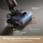 dreame H15 Pro Nass- & Trockensauger, 21.000 Pa, GapFree AI Roboterarm, Triple-Edge-Reinigung, 100 °C Bürstenwäsche, 5 Min 90 °C Trocknung, 180° Lie-Flat - Image 6