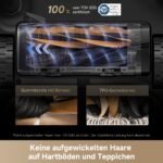 dreame L40s Pro Ultra Saugroboter mit Wischfunktion, 19.000 Pa, HyperStream DuoBrush, 75°C Moppwäsche, All-in-One PowerDock, 4 cm Schwellenüberwindung, Schwarz - Image 8