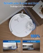 ECOVACS DEEBOT T50 Omni Gen2 Saugroboter mit Wischfunktion, 21.000 Pa, 75°C Moppwäsche, ZeroTangle 2.0, AIVI 3D 2.0, All-in-One Station, 81 mm ultradünn, Weiß - Image 8
