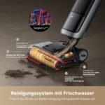 dreame H15 Pro Heat Nass- & Trockensauger, 22.000 Pa, 85 °C Heißwasser, GapFree AI-Roboterarm, RGB-Erkennung, 100 °C Bürstenreinigung, 5 Min 90 °C Trocknung, App-Steuerung - Image 10