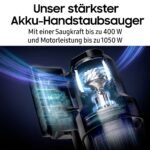 Samsung VS90F40EEK/WD Bespoke AI Jet Ultra Akku+ CompleteClean, 400W Saugkraft, 2 Akkus, All-in-One Station, Active Dual & Slim LED+, Pet Tool+, Satin Black - Image 17