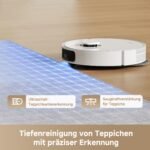 dreame L10s Pro Gen3 Saug- und Wischroboter, 13.000 Pa Vormax™, DuoScrub-System, 7 mm Moppanhebung, Ultraschall-Teppicherkennung, 5.200 mAh Akku, White - Image 9