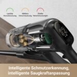 dreame Z30 Kabelloser Staubsauger 310 AW / 28.000 Pa, 90 Min Laufzeit, HEPA 14 Filter, Dust-Reveal-Technologie, Tierhaar-Tool, Multi-Oberflächen, Schwarz - Image 7